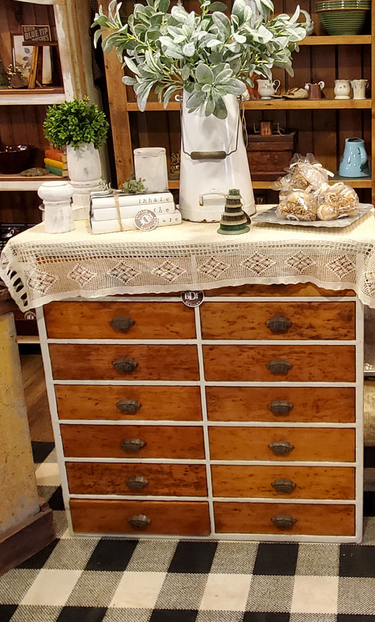 BEAUTIFUL OLD APOTHOCARY CHEST- SOLD
